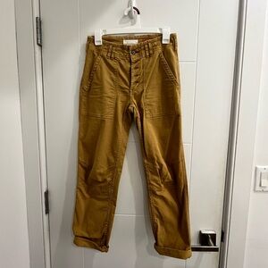 Mustard Yellow Anthropology Pants